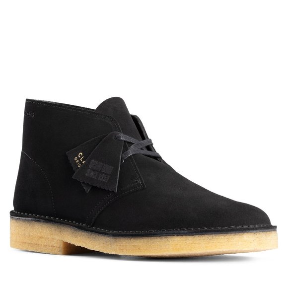 Clarks Desert Boot221 Black Suede